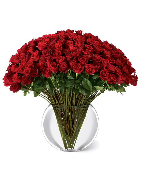 100 RED ROSES BOUQUET Flower Delivery Las Vegas NV - Vegas Rose Flowers